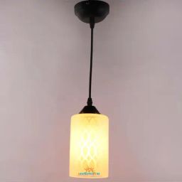 DecorativeRay White & Black Iron Hanging Light - Set of 1-picture-32