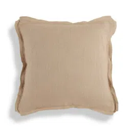 Home4U 'Dorian' Light Brown Linen Cushion Cover - Set of 1-picture-42