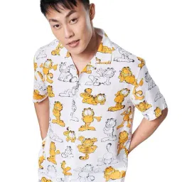 The Souled Store White Regular Fit Printed Shirts-picture-39