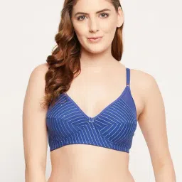 Clovia Blue Non Wired Non Padded Full Coverage Bra-picture-28