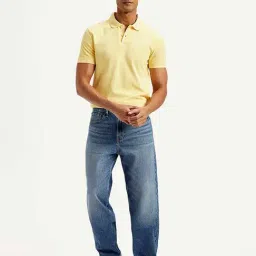 Levi's Men's 568 Blue Loose Fit Mid Rise Jeans image 4