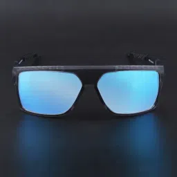 Voyage Blue Polarised and UV Protected Lens Wayfarer Unisex Sunglasses image 3