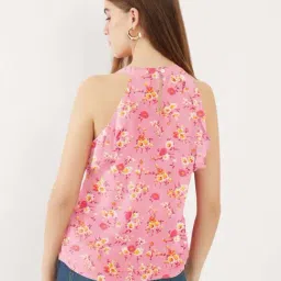Zink London Soft Pink Printed Top image 2