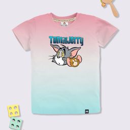 YK X Minute Mirth Boys Tom & Jerry Graphic Printed Cotton T-shirt-picture-31