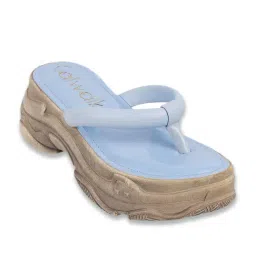 Catwalk Women's Blue Thong Sandals-picture-24