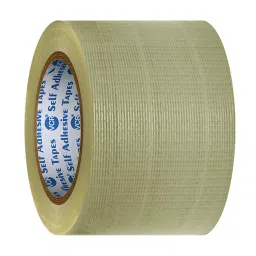 VCR 45 m x 96 mm Polyester & Fibreglass Heavy Duty Cross Filament Tape, 6 Rolls Per Pack image 2