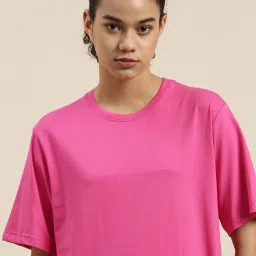 Dillinger Pink Cotton T-Shirt image 1