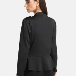 Kazo Black Regular Fit Jacket image 2