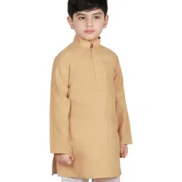 SG Yuvraj Kids Beige Regular Fit Kurta image 4