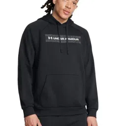 Under Armour Black Regular Fit Sports Hoodie-image-80