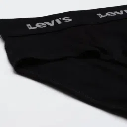 Levi's Black Cotton Regular Fit Briefs - Pack Of 2 image 5
