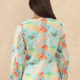 RAREISM Multi Polyester Printed Top image 2