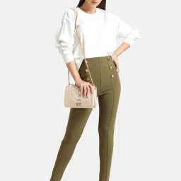 Kazo White Regular Fit Top image 4