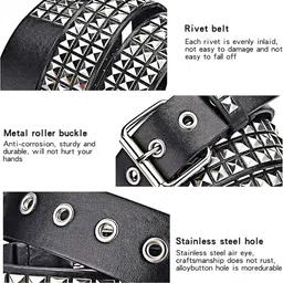 Palay Unisex Embellished PU Belt image 3