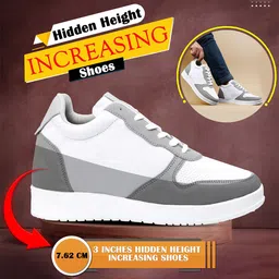 Bxxy Men 7.62 Cm Hidden Elevator Height Increasing Running Sports Shoes image 2