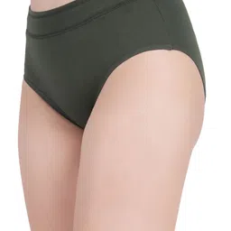 SHAPYFIT Full Coverage High Rise Hipster Brief HR1_P1-XL-DGRN image 2