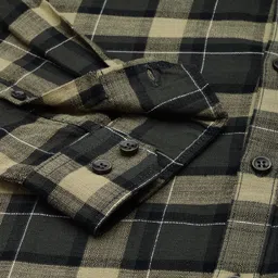 Mast & Harbour Men Standard Checked Casual Shirt image 5