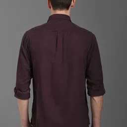 Louis Philippe Jeans Men Button-Down Collar Solid Cotton Casual Shirt image 4