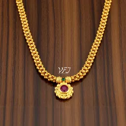 Vighnaharta Gold-Plated Statement Necklace And Chains-image-29