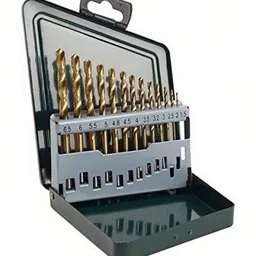 Bosch HSS-Titanium 2607019436 Plastic Drill Bit Set (Multicolor, 13-Pieces) image 1