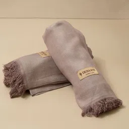 DEBAANS Purple 2 Pieces Bamboo 250 GSM Towel Set image 5