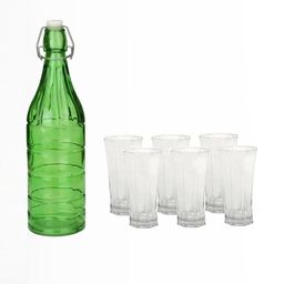 SOMIL Green Glass Airtight Can Bottle-picture-48