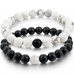 Divine souvenirs Unisex Set Of 2 Artificial Beaded Elasticated Bracelets-picture-29