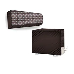 The Furnishing Tree Split AC Cover Set of Indoor and Outdoor Unit Used for 1 Ton Daikin DTL35 Baske-picture-26