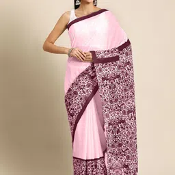BUTA BUTI Ethnic Motif Pure Cotton Saree-picture-29