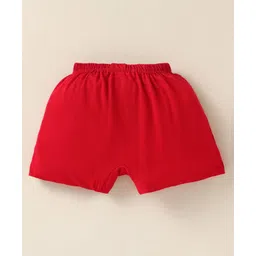 Bodycare Cotton Knit Boxers With Text Print Pack Of 3 - Red Blue & Green image 5