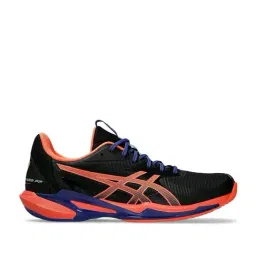 Asics Men's SOLUTION SPEED FF 3 PADEL Black & Vivid Coral Tennis Shoes-picture-33
