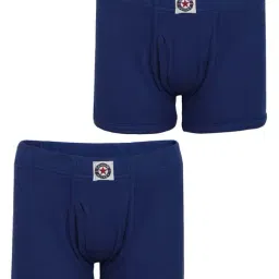 Jockey Kids Blue Solid 3036 Trunks (Pack Of 2)-image-30