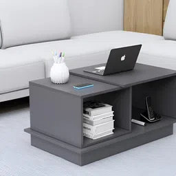 HEXA RED Grey Textured Wooden Rectangle Coffee Table-picture-51