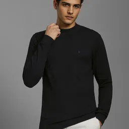 Louis Philippe Men Round Neck Pullover-image-19