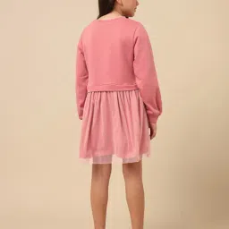 U.S. Polo Assn. Pink Cotton Regular Fit Dress image 2