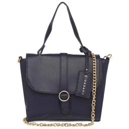 Giordano Navy Solid Medium Handbag-picture-14