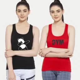 Friskers Multicolor Printed Camisole (Pack Of 2)-picture-13