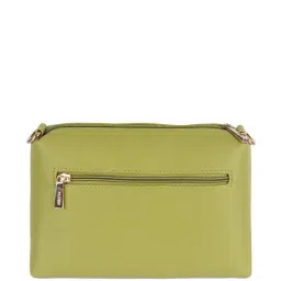 Metro Green Synthetic Textured Sling Handbag image 2