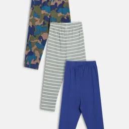 Miniklub Boys Multi Printed Knit Bottom image 2