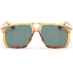 Voyage Green Polarised and UV Protected Lens Wayfarer Unisex Sunglasses image 2