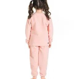 Cherry Crumble By Nitt Hyman Kids Pink Applique Nightsuit image 2