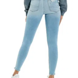 American Eagle Outfitters Blue Distressed Jeans image 2