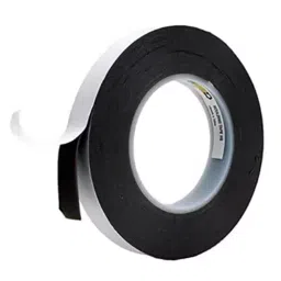 SCHOFIC Double-Sided Adhesive Tape Non-Woven Fabric with Acrylic Acid Black 8 mm Width 33 m Length, 0315FQDEUZP image 4