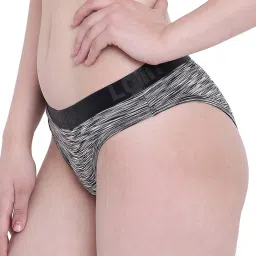 La Intimo Grey & Black AquaChick Bikini Panty image 3