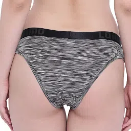 La Intimo Grey & Black AquaChick Bikini Panty image 2