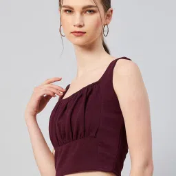 Rare Maroon Crop Top image 3