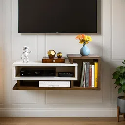 Outkraft Brown & White Plywood TV Entertainment Unit-picture-26