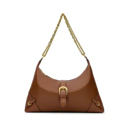 MIRAGGIO Tan Heather Hobo Bag image 2