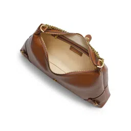 MIRAGGIO Tan Heather Hobo Bag image 4