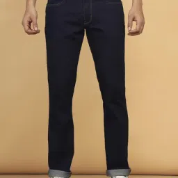 Wrangler Dark Blue Regular Fit Jeans-image-7